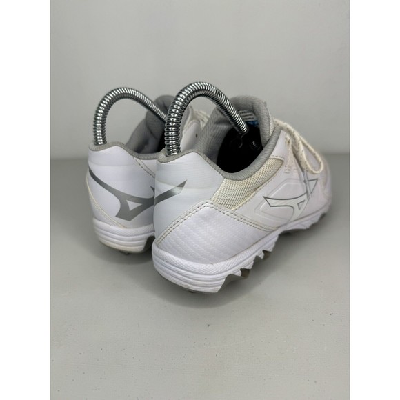 Mizuno Wave 9 Spike White Baseball Cleats Shoes Mens Size 7 - Picture 5 of 15
